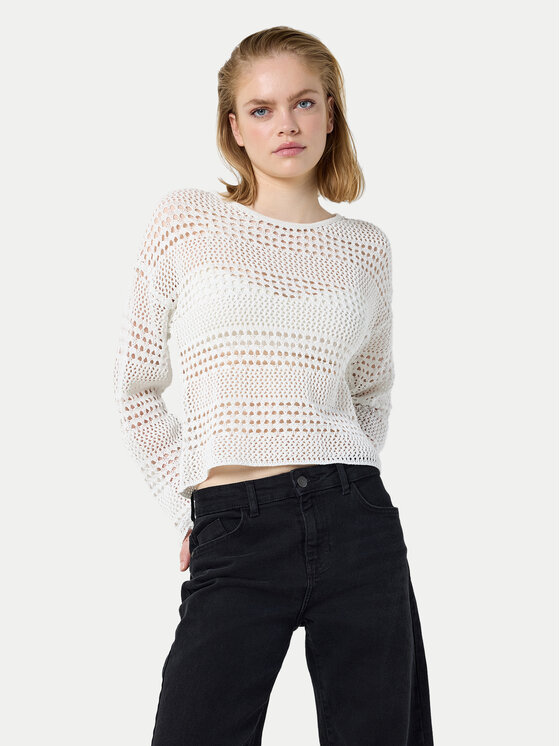 Noisy May Noisy May Pullover Laika 27029389 Weiß Regular Fit