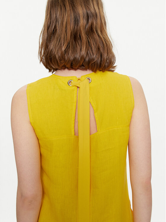 Marella Marella Suvekleit Curzia 2413221074 Kollane Regular Fit