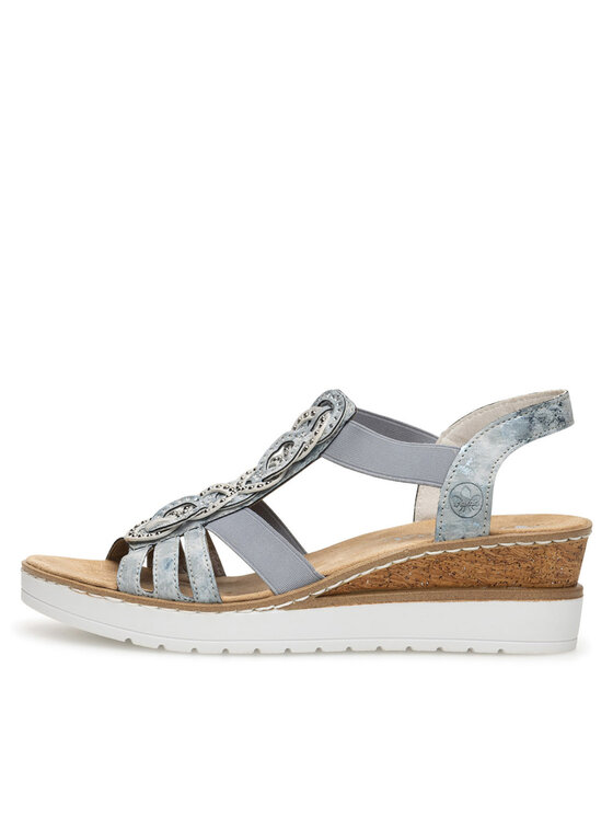 Rieker Rieker Sandalen V38H8-12 Blau