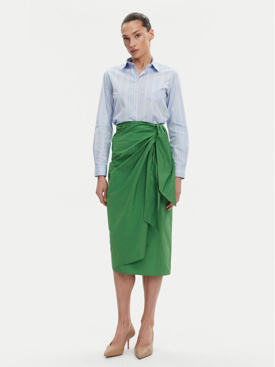 Weekend Max Mara Weekend Max Mara Spódnica midi Nareste 2515101042 Zielony Regular Fit