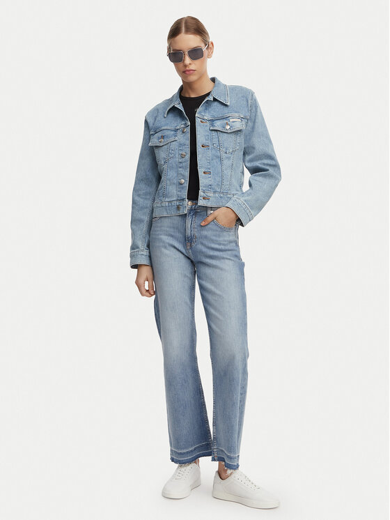 Calvin Klein Jeans Calvin Klein Jeans Дънково яке LV047F672G Светлосин Relaxed Fit