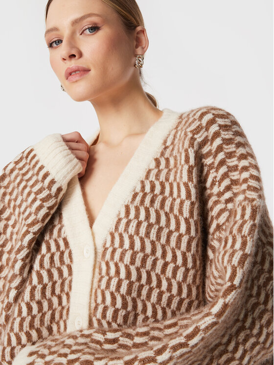 Cardigan East EAST19IH22 Beige Relaxed Fit