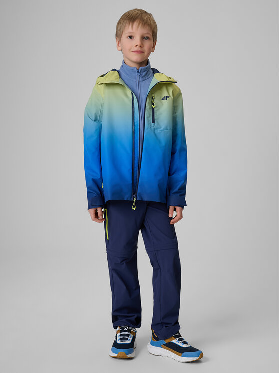 4F 4F Spodnie outdoor OUTERWEAR Granatowy Regular Fit
