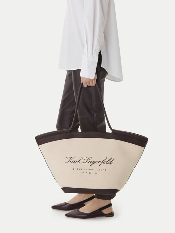 KARL LAGERFELD KARL LAGERFELD Kabelka B1W46069 Béžová