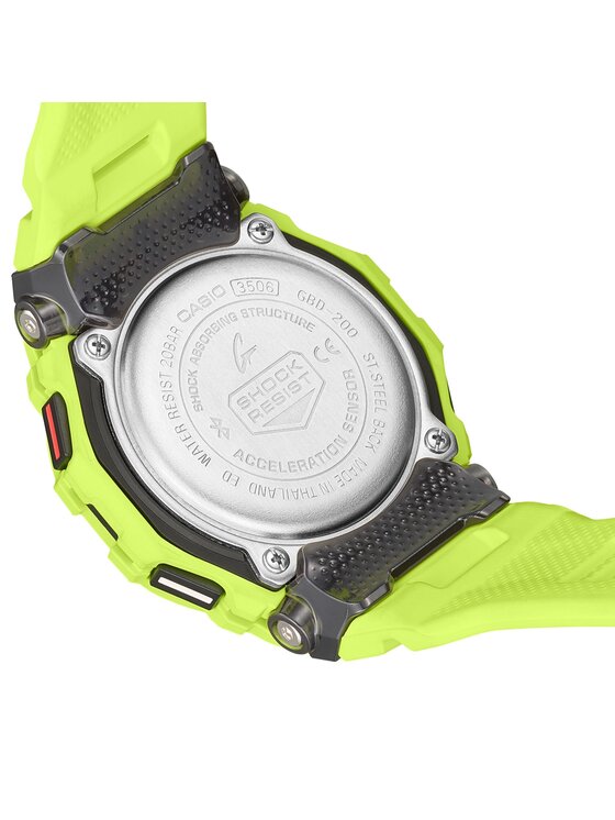 G-Shock G-Shock Zegarek GBD-200-9ER Zielony