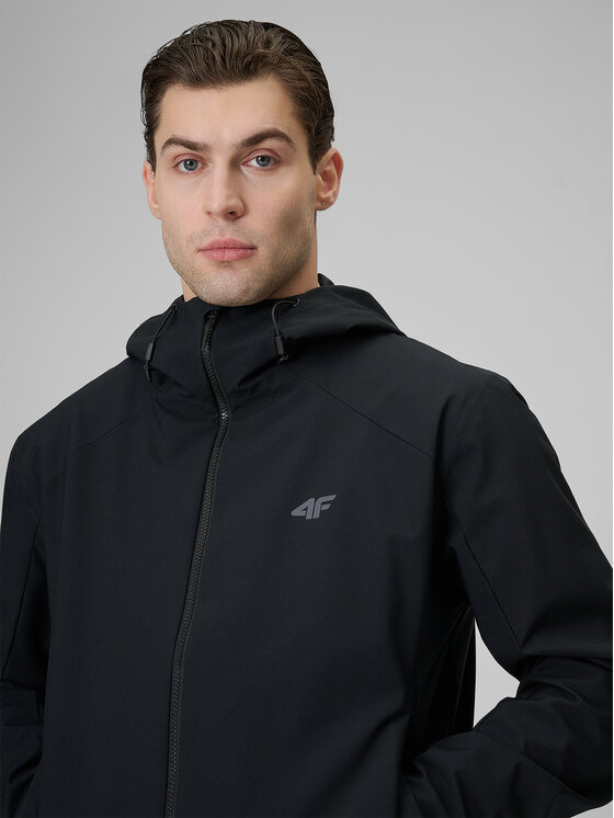 4F 4F Kurtka przejściowa EVERYDAY ACTIVE Czarny Regular Fit