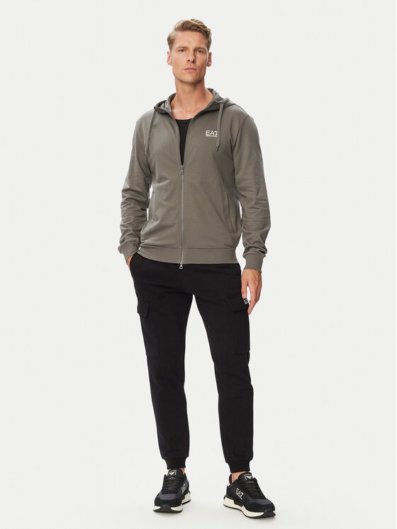EA7 Emporio Armani EA7 Emporio Armani Džemperis 8NPM33 PJVRZ U8085 Pilka Regular Fit