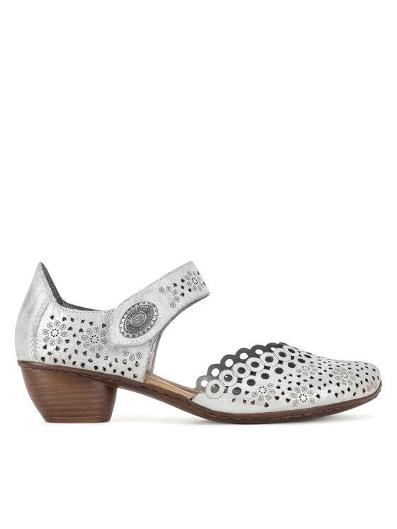 Rieker Rieker Pantofi 43753-90 Argintiu