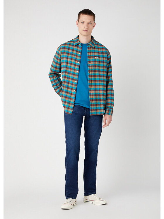 Wrangler Wrangler Jeansy FRONTIER Niebieski Regular Fit