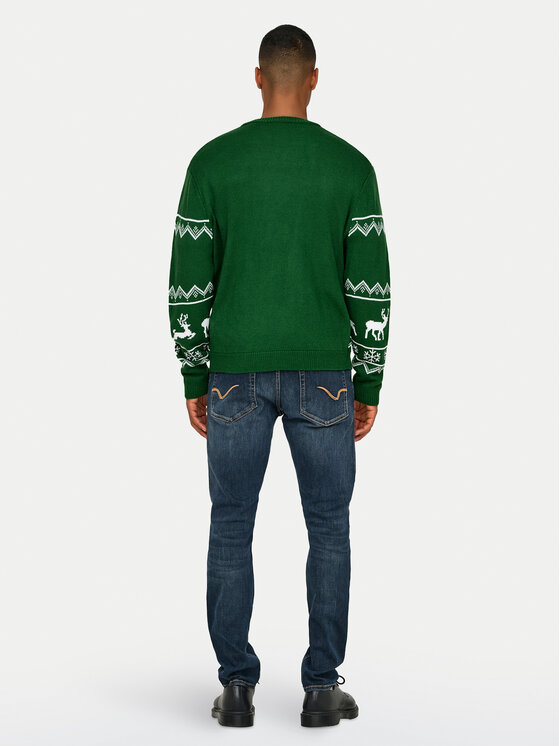 Only & Sons Only & Sons Kardigāns 22031172 Zaļš Regular Fit