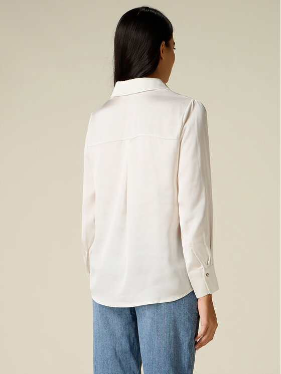 Oltre Oltre Camicia 5374R603185N011 Bianco Regular Fit