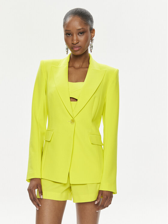 Patrizia Pepe Giacca da abito 2S1494 A049 Y452 Giallo Regular Fit Modivo