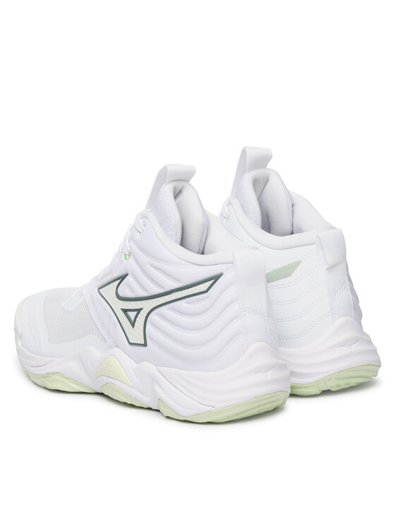 Mizuno Mizuno Взуття у спортзал Wave Momentum Elite Mid V1GC2517 Білий