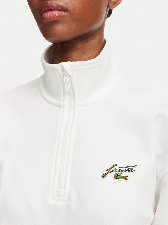 Lacoste Lacoste Džemperis SF8504 Kreminė Relaxed Fit