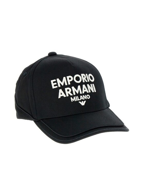 Emporio Armani Emporio Armani Czapka z daszkiem 627475 4R578 BLACK Czarny