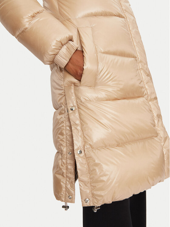 Woolrich Woolrich Μπουφάν πουπουλένιο Aliquippa Long CFWWOU0926FRUT3085 Μπεζ Regular Fit