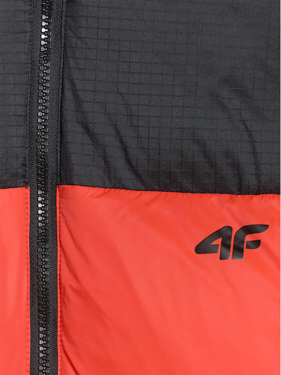 4F 4F Kurtka puchowa APRES SKI Czerwony Regular Fit