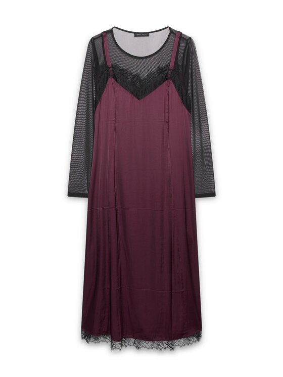 Fiorella Rubino Fiorella Rubino Sukienka wieczorowa 7073L001269N036 Bordowy A-Line Fit