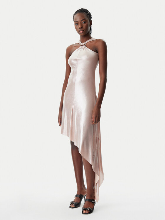 PINKO PINKO Sukienka koktajlowa 104999 A2DN Różowy Regular Fit