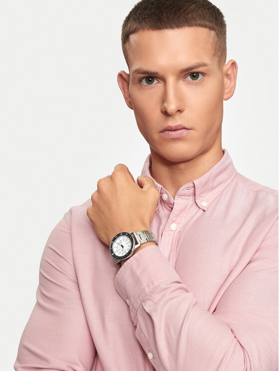 Armani Exchange Armani Exchange Zegarek Leonardo AX1853 Srebrny