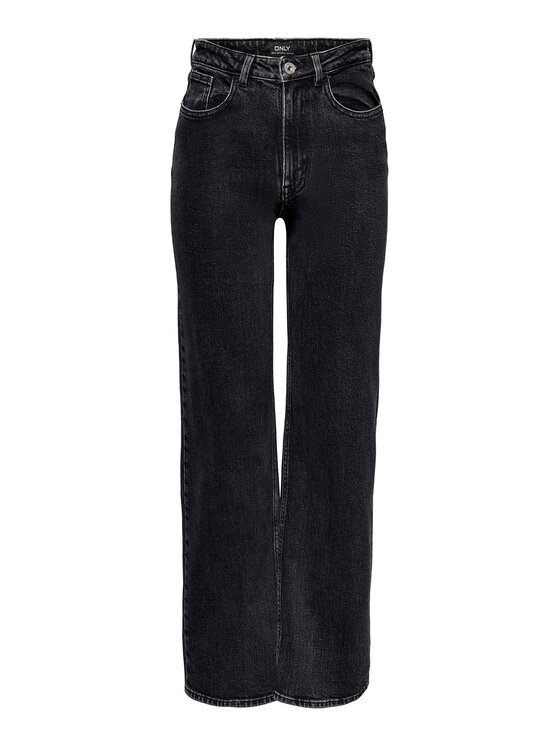 ONLY ONLY Džínsy Juicy 15235241 Čierna Wide Leg