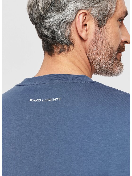 Pako Lorente Pako Lorente T-Shirt P26SF-TT-003 Niebieski Oversize