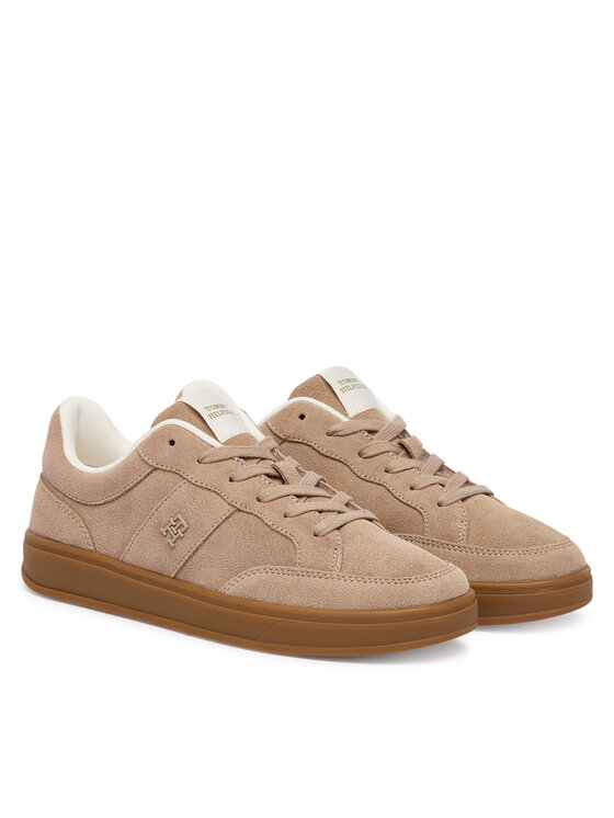 Tommy Hilfiger Tommy Hilfiger Sneakersy Th Heritage Court Sneaker Suede FW0FW09266 Béžová