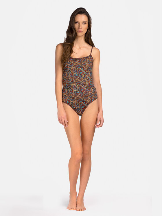 Miss Lou Miss Lou Costume da bagno J-BR1-BR Marrone