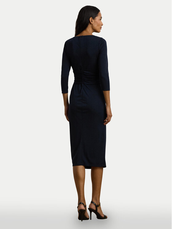 LAUREN RALPH LAUREN LAUREN RALPH LAUREN Koktejlové šaty 250957698 Tmavomodrá Slim Fit