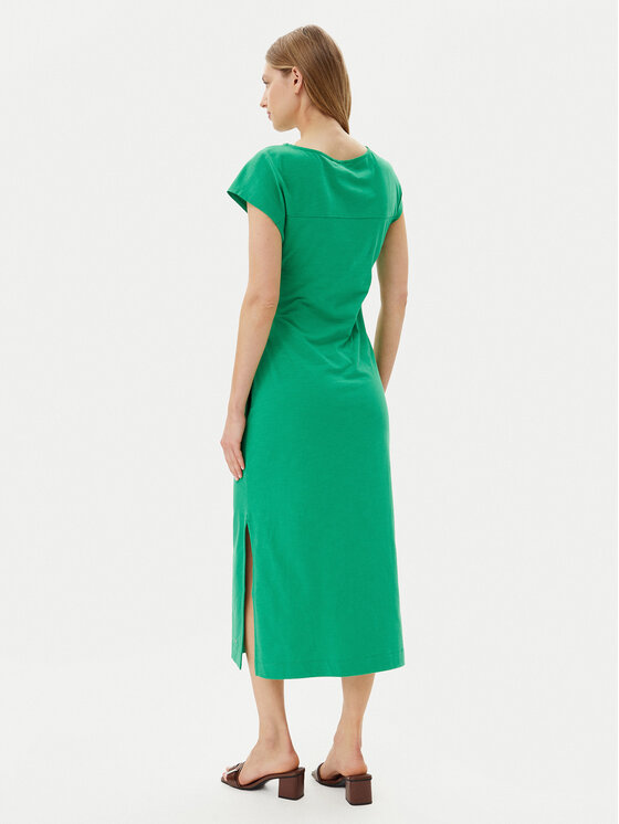 Tommy Hilfiger Tommy Hilfiger Kleid für den Alltag WW0WW45159 Grün Regular Fit