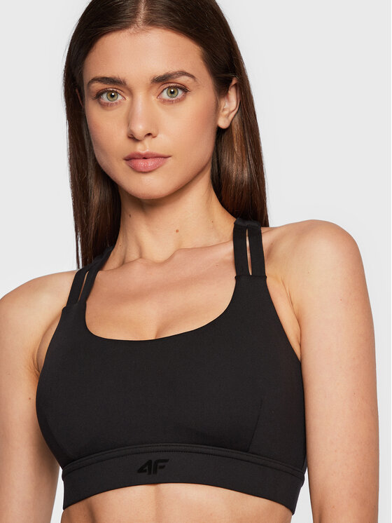 4F 4F Reggiseno sportivo H4Z22-STAD016 Nero