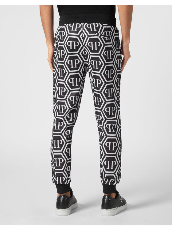 PHILIPP PLEIN PHILIPP PLEIN Spodnie dresowe 20635 Czarny Jogger Fit