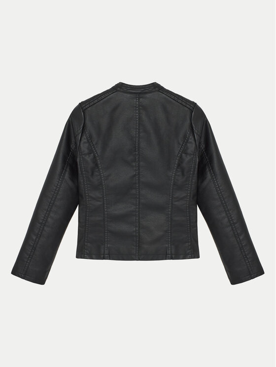 Kids ONLY Kids ONLY Dirbtinės odos striukė Freya 15198182 Juoda Regular Fit