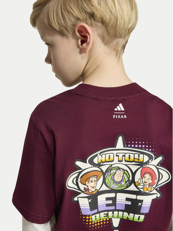 adidas adidas Μπλουζάκι Pixar Toy Story KG6133 Μπορντό Regular Fit