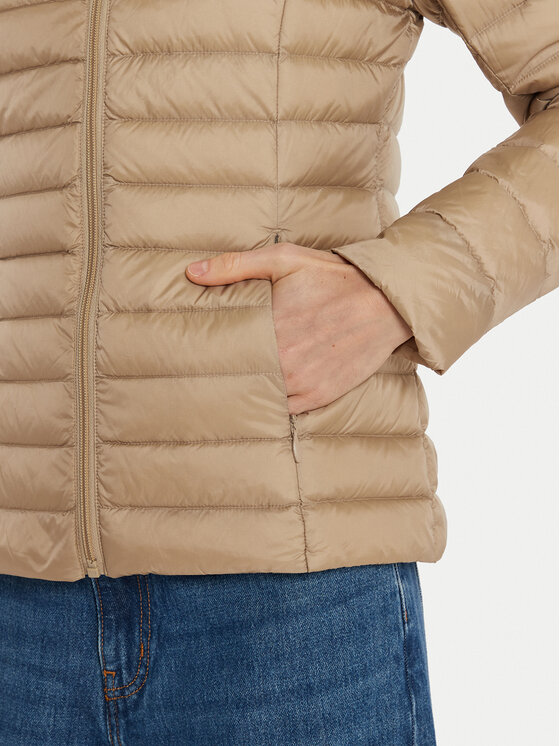 Jott Jott Kurtka puchowa Cha P000WDOW02 Beżowy Slim Fit