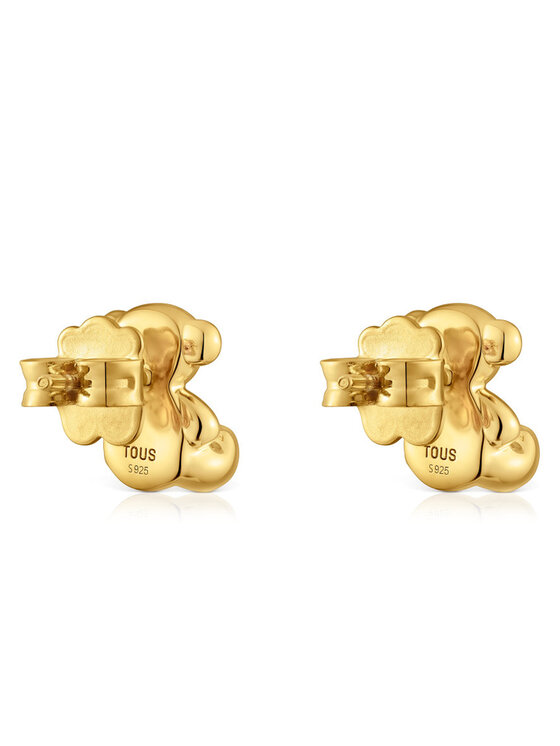TOUS TOUS Naušnice Bold Bear 1004195400 Zlatna