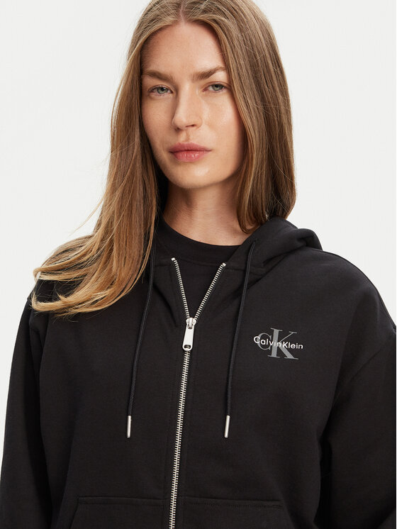 Calvin Klein Jeans Calvin Klein Jeans Світшот Monologo LV047B270G Чорний Regular Fit