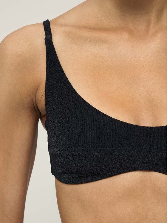La Mania La Mania Top AURORA Nero Classic Fit