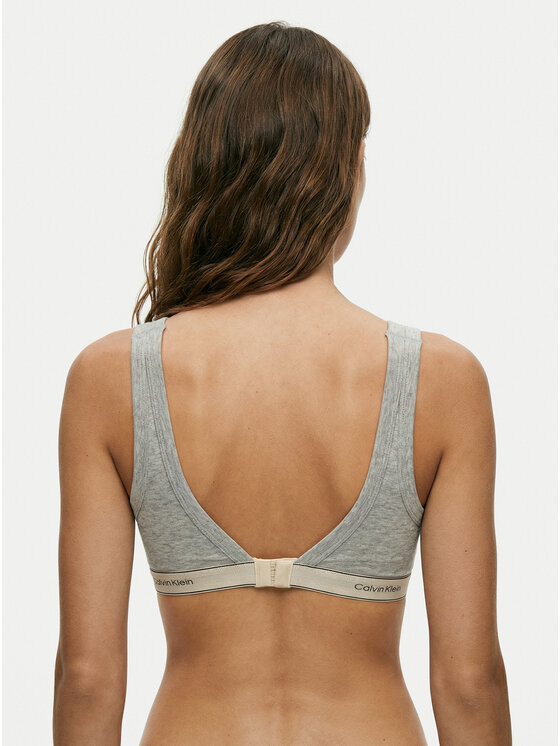 Calvin Klein Underwear Calvin Klein Underwear Podprsenka bez kostíc LV00QF8594 Sivá