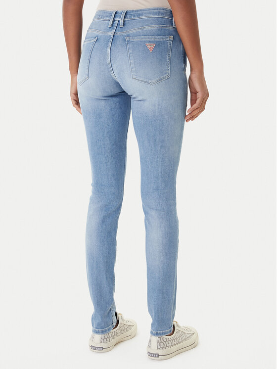 Guess Guess Jeansy Annette W2YA99 D4Q01 Niebieski Skinny Fit