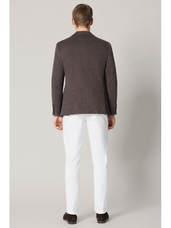 Lancerto Lancerto Marynarka Suvereto MA131126000016 Brązowy Slim Fit