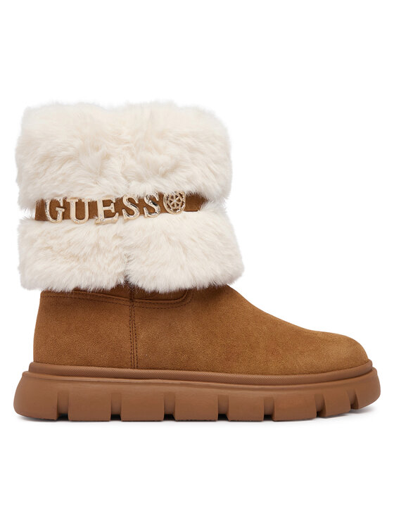 Guess Guess Śniegowce FLFMEL ELE10 Brązowy jasny
