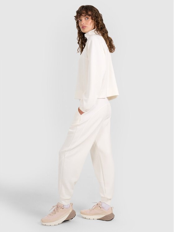 4F 4F Pantaloni da tuta 4FWAW25TTROF1180-11S Bianco Regular Fit