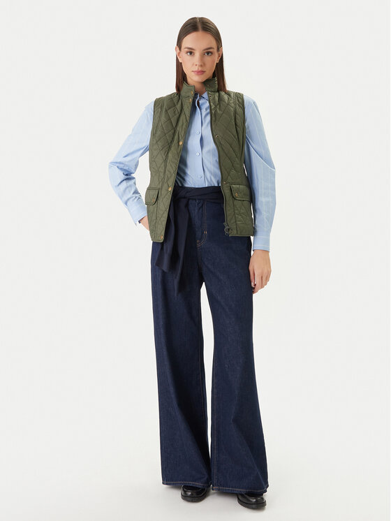 Barbour Barbour Αμάνικο Μπουφάν Otteburn LGI0003OL52 Πράσινο Regular Fit