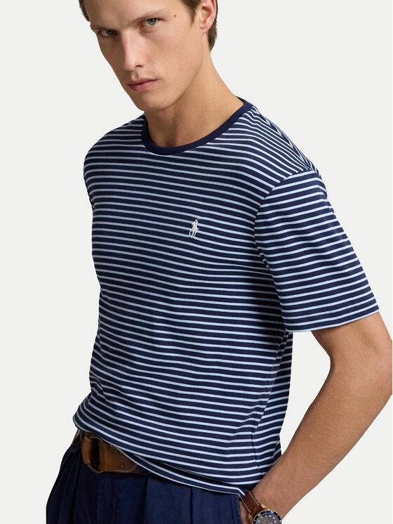 Polo Ralph Lauren Polo Ralph Lauren T-krekls 710961128003 Tumši zils Custom Fit