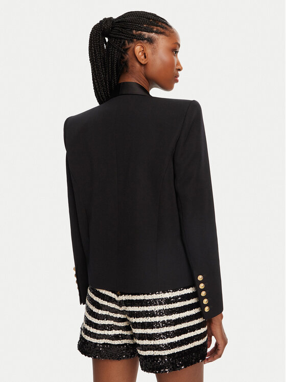 Balmain Balmain Zakó DF1SI530ME54 Fekete Regular Fit