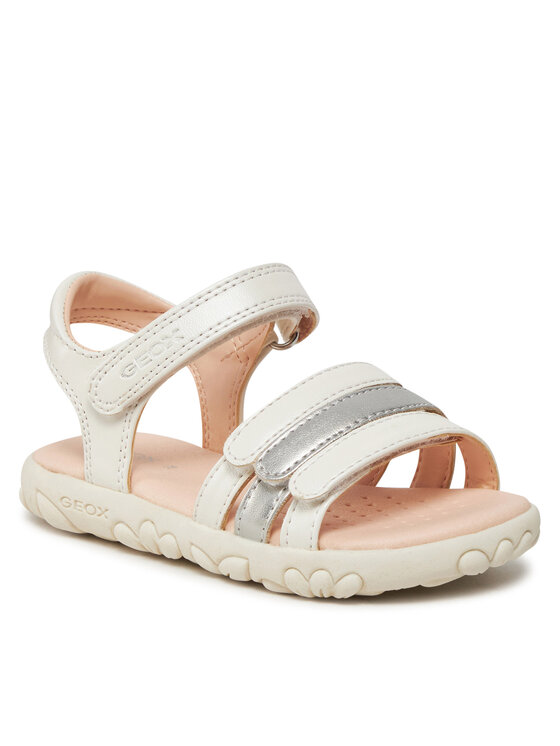 Geox Geox Sandale J Sandal Haiti Girl J458ZD 000NF C0459 M Bijela