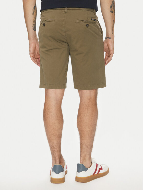 Marc O'Polo Marc O'Polo Auduma šorti M23 0384 15000 Haki Regular Fit