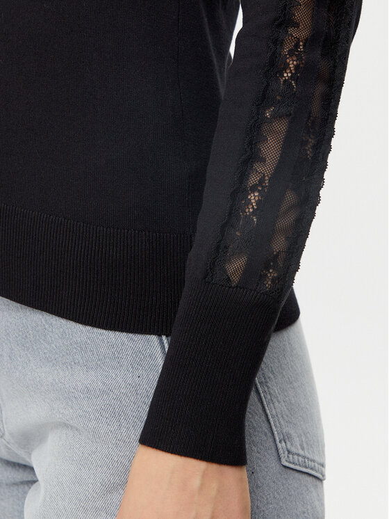 Morgan Morgan Pullover 251-MIELO Schwarz Slim Fit
