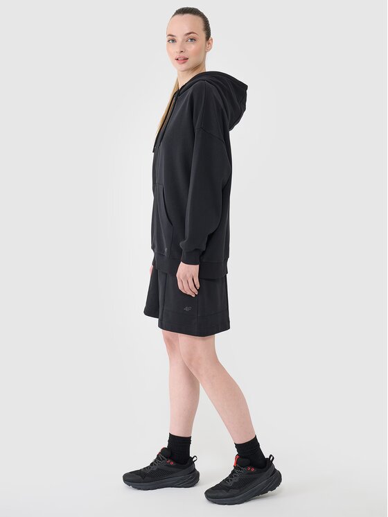 4F 4F Μπλούζα 4FRSS25TSWSF2152-20S Μαύρο Oversize